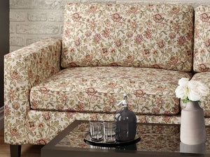 Heavy Duty Floral Botanical Tapestry Burgundy Peach Navy Blue Green Pink Upholstery Fabric