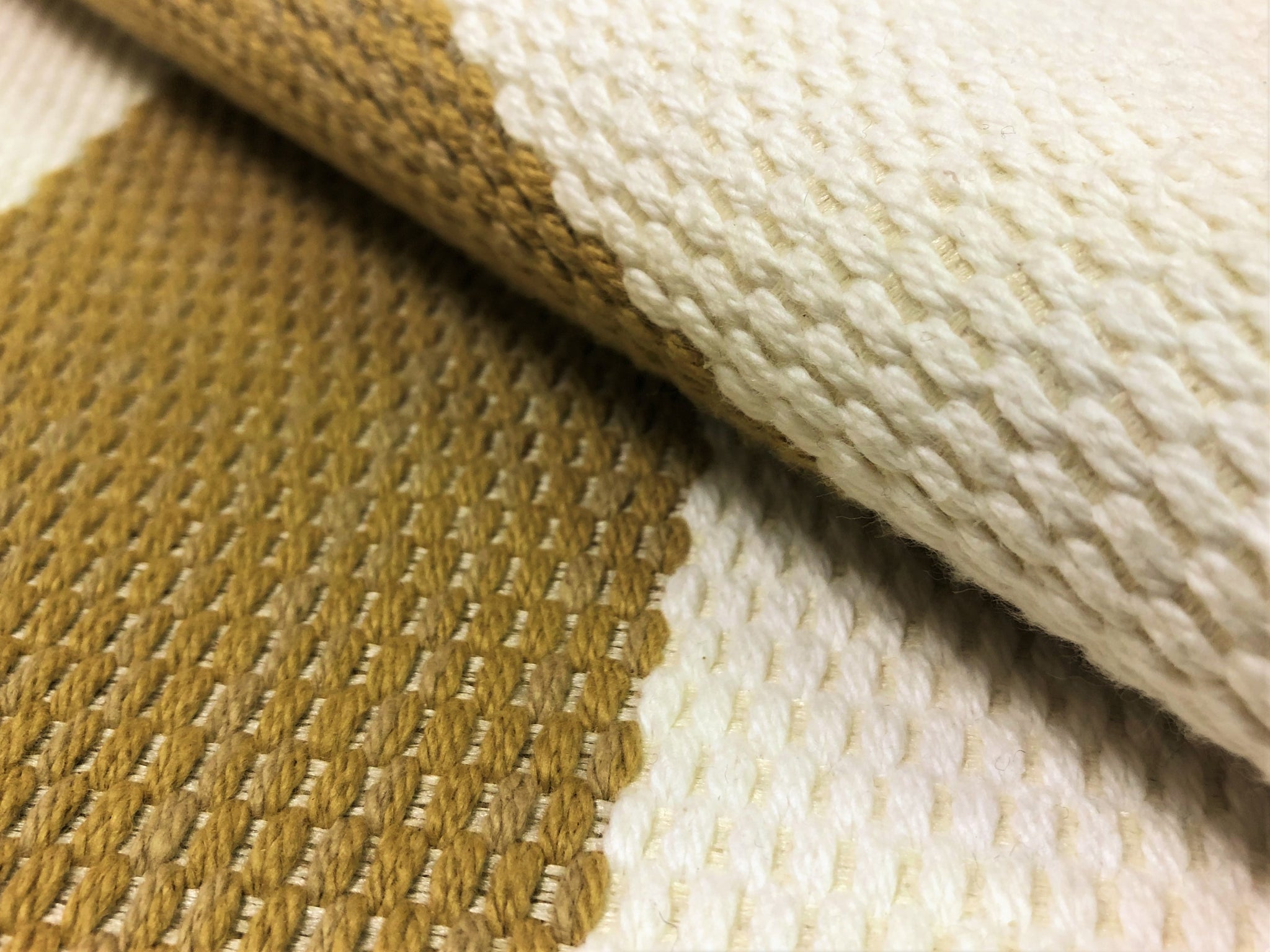 Eco Friendly Antimicrobial Outdoor Stain top Mildew Stain Resistant Beige Cream Off White Basketweave Sling Fabric S107