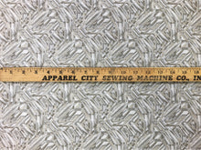 Load image into Gallery viewer, Designer Abstract Beige Taupe Woven Upholstery Drapery Fabric