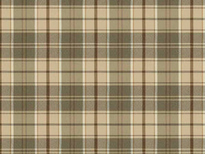 Stain Resistant Teal Blue Greige Cream Charcoal Grey Tartan Plaid Upholstery Drapery Fabric