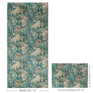 Lee Jofa Caluya Print Fabric / Lagoon