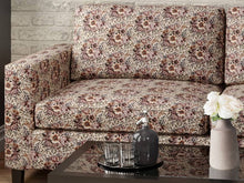 Load image into Gallery viewer, Heavy Duty Victorian Floral Tapestry Pink Magenta Dark Navy Blue Green Cream Beige Upholstery Fabric