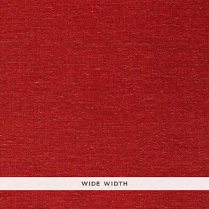 Schumacher Burlap Weave Wallpaper 5000865 / Red