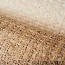 Load image into Gallery viewer, Schumacher Karami Weave Wallpaper 5003010 / Rice