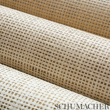 Load image into Gallery viewer, Schumacher Mitsu Weave Wallpaper 5003053 / Platinum