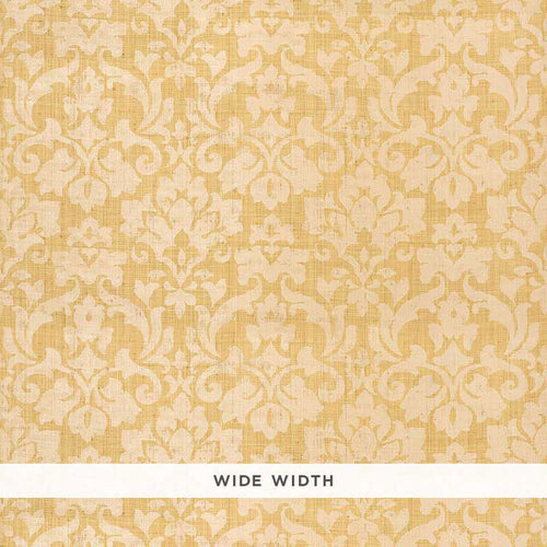 Schumacher Bellezza Damask Wallpaper 5003700 / Alabaster