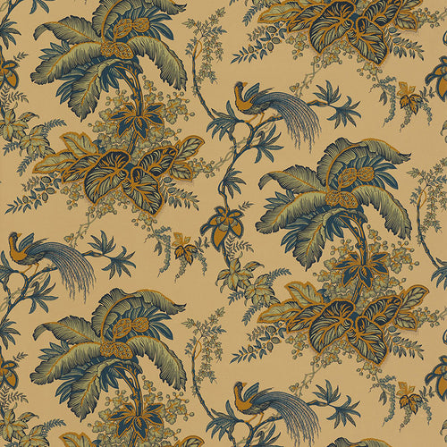 Schumacher Coconut Grove Wallpaper 5004051 /  Pecan