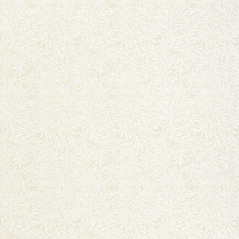 Schumacher Willow Leaf Wallpaper 5004130 / Flax