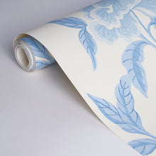 Load image into Gallery viewer, Schumacher Whitney Floral Wallpaper 5004385 / Blue