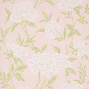 Schumacher Whitney Floral Wallpaper 5004386 / Blush