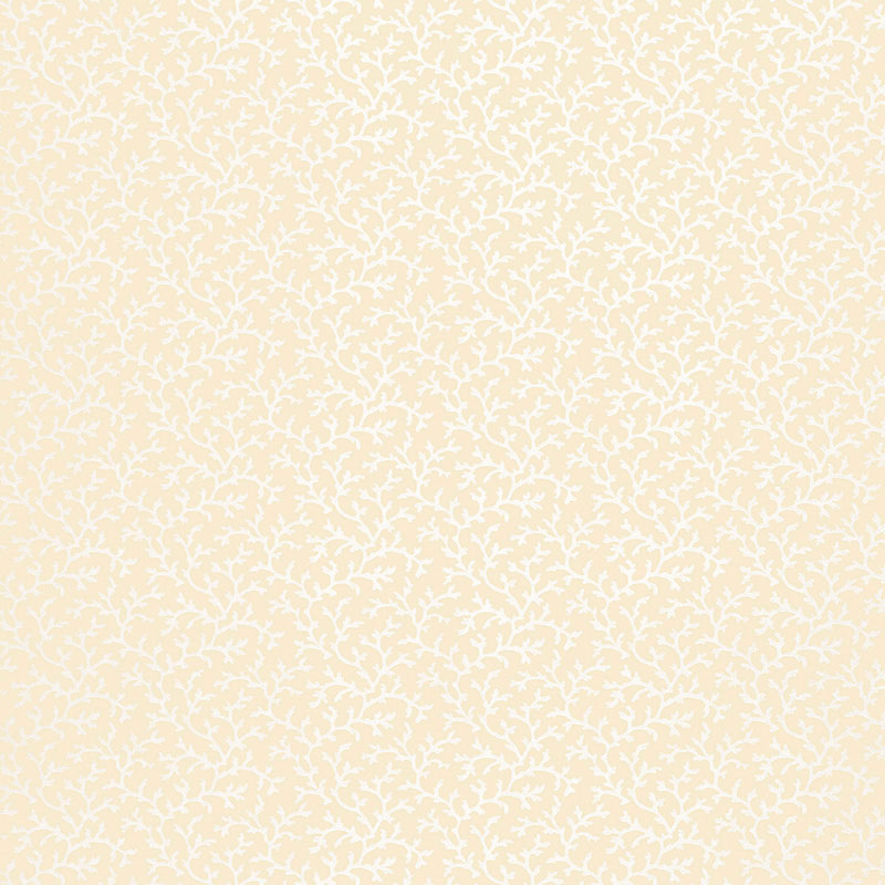 Schumacher Coral Vine Wallpaper 5004410 / Parchment
