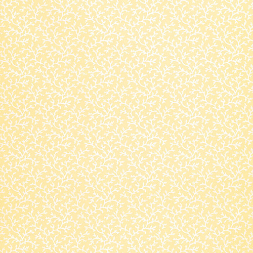 Schumacher Coral Vine Wallpaper 5004411 / Cornsilk