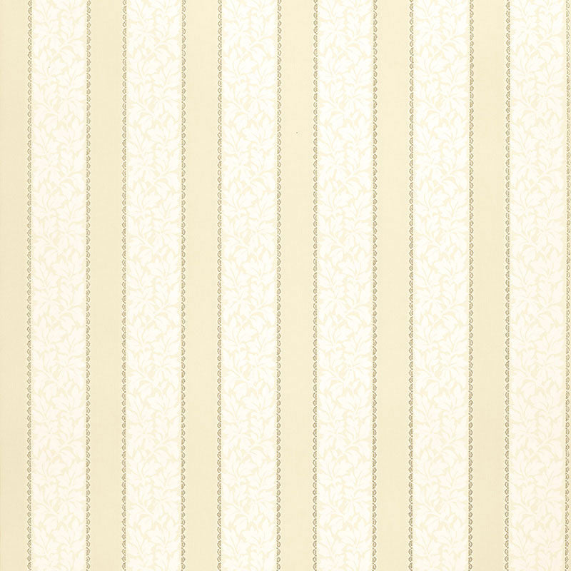 Schumacher Wallis Stripe Wallpaper 5004431 / Bone