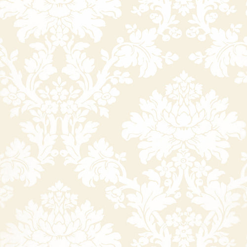 Schumacher Tierni Damask Wallpaper 5004460 / Blush