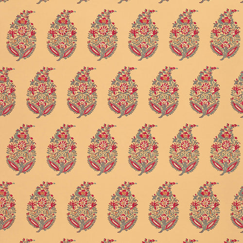 Schumacher Rajasthan Paisley Wallpaper 5004470 / Jewel