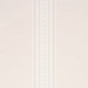 Schumacher Lorraine Stripe Wallpaper 5004584 / Blush