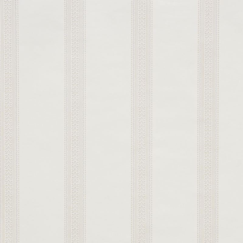 Schumacher Lorraine Stripe Wallpaper 5004585 / Linen