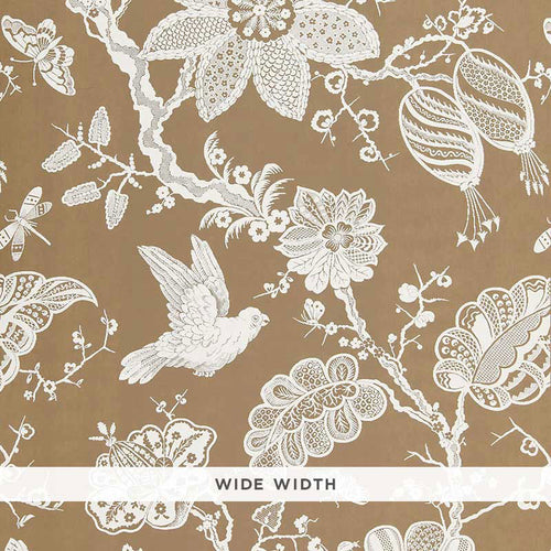 Schumacher Bali Vine Wallpaper 5005002 / Mocha