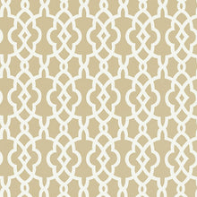 Load image into Gallery viewer, Schumacher Summer Palace Fret Wallpaper 5005140 / Sand