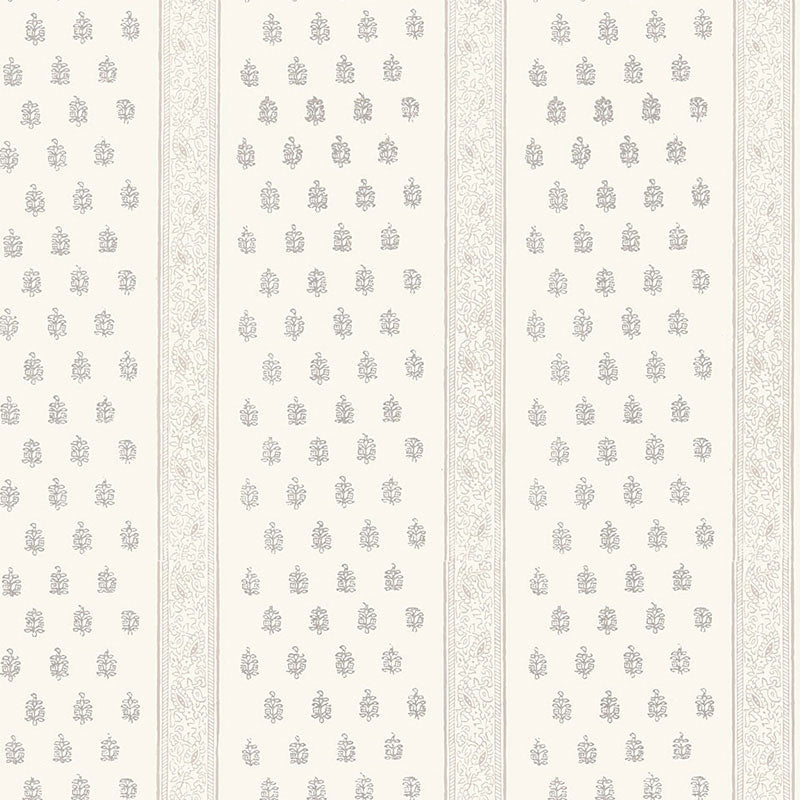 Schumacher Katsura Stripe Wallpaper 5005200 / Oyster