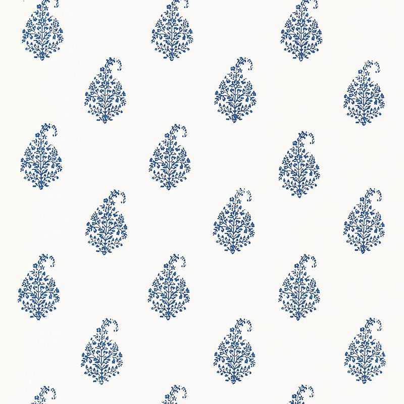 Schumacher Kerala Paisley Wallpaper 5005281 / Delft