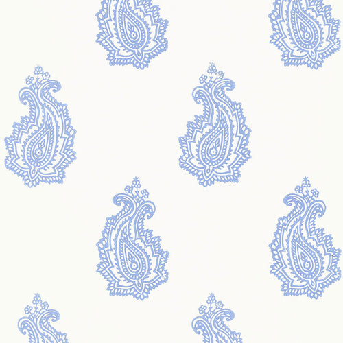 Schumacher Madras Paisley Wallpaper 5005301 / Delft