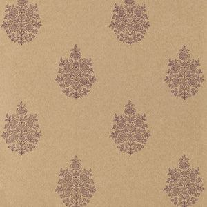 Schumacher Asara Flower Wallpaper 5005324 / Aubergine