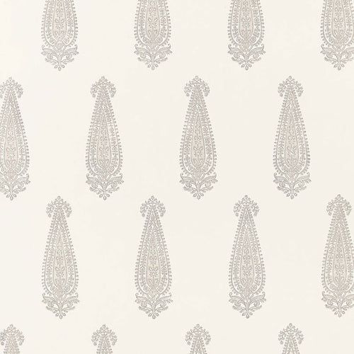 Schumacher Katara Paisley Wallpaper 5005330 / Oyster