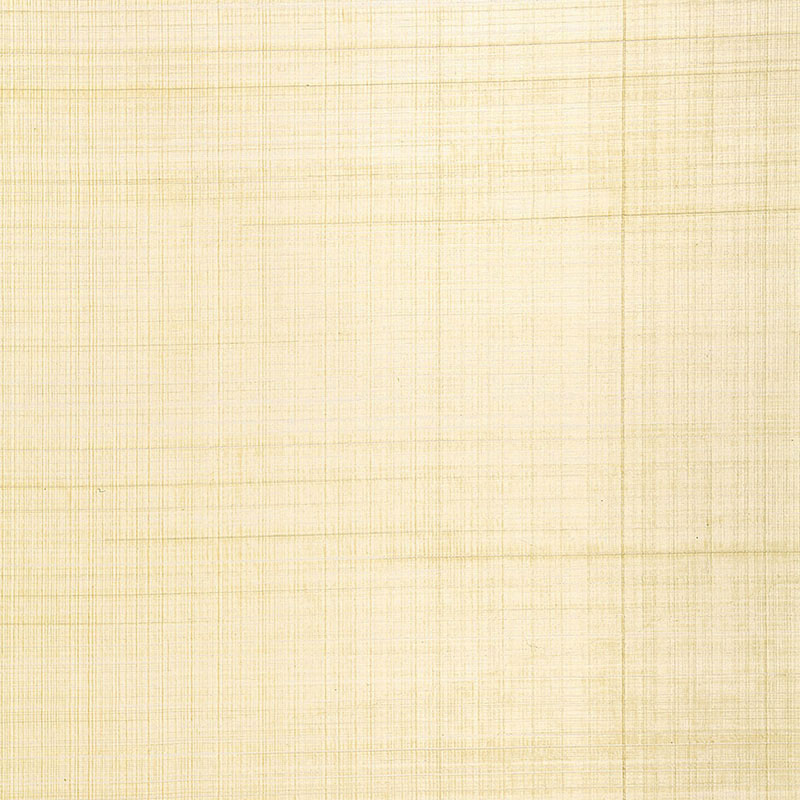 Schumacher Brushed Plaid Wallpaper 5005780 / White Gold