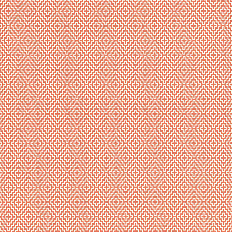 Schumacher Soho Diamond Wallpaper 5006003 / Persimmon