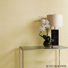 Load image into Gallery viewer, Schumacher Stud Stripe Wallpaper 5006110 / Ivory / Silver