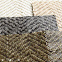 Load image into Gallery viewer, Schumacher Pearce Herringbone Wallpaper 5006172 / Smoke