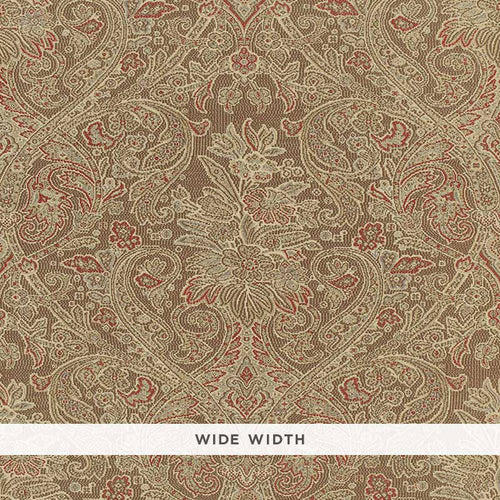 Schumacher Sinclair Paisley Wallpaper 5006251 / Vicuna