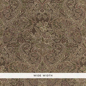 Schumacher Sinclair Paisley Wallpaper 5006252 / Ash