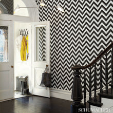 Load image into Gallery viewer, Schumacher Fez Wallpaper 5006734 / Noir