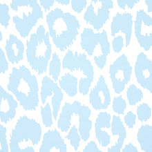 Load image into Gallery viewer, Schumacher Iconic Leopard Wallpaper 5007014 / Sky