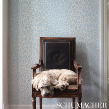 Load image into Gallery viewer, Schumacher Iconic Leopard Wallpaper 5007014 / Sky
