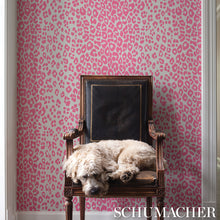 Load image into Gallery viewer, Schumacher Iconic Leopard Wallpaper 5007016 / Pink