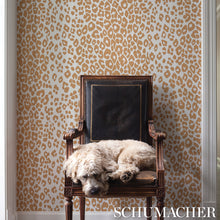 Load image into Gallery viewer, Schumacher Iconic Leopard Wallpaper 5007017 / Camel