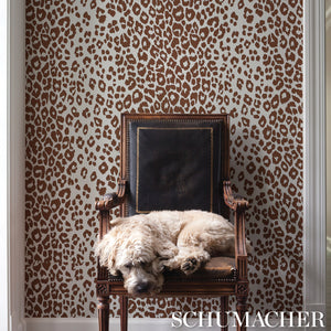 Schumacher Iconic Leopard Wallpaper 5007018 / Brown