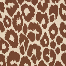 Load image into Gallery viewer, Schumacher Iconic Leopard Wallpaper 5007019 / Brown On Neutral