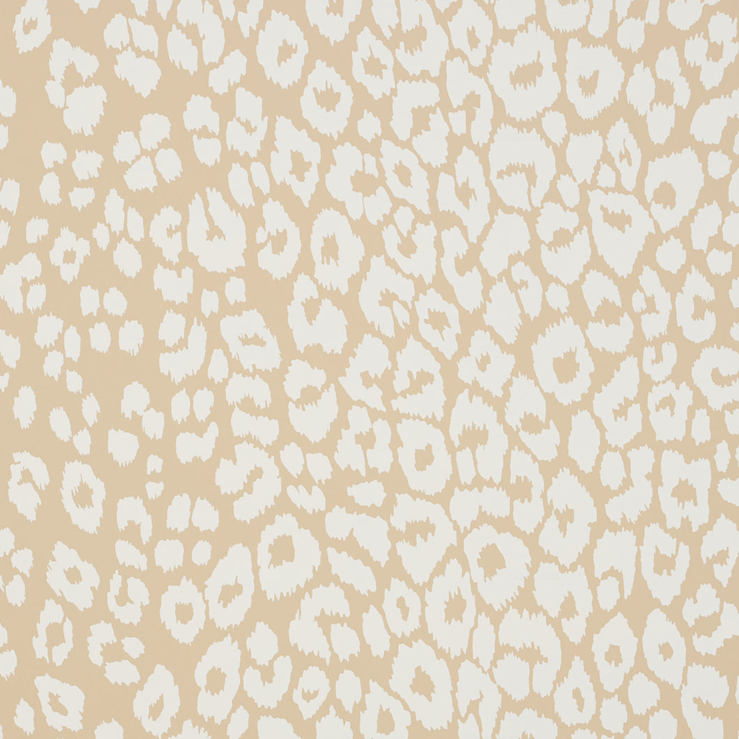 Schumacher Iconic Leopard Wallpaper 5007020 / Ivory on neutral