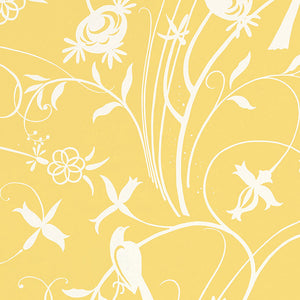 Schumacher Sky Meadow Wallpaper 5007622 / Yellow
