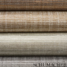 Load image into Gallery viewer, Schumacher Anodized Raffia Wallpaper 5007780 / Platinum