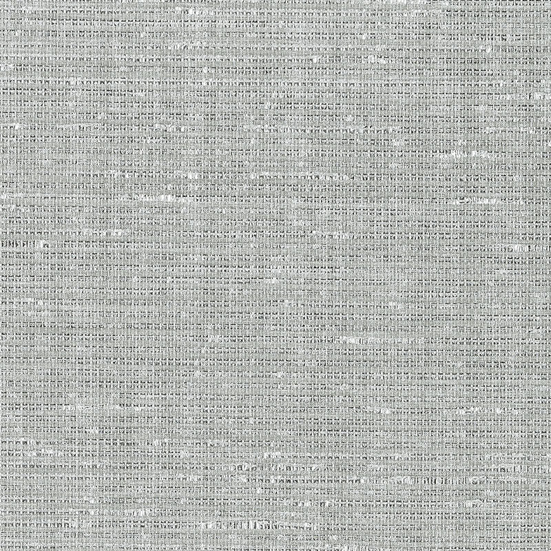 Schumacher Anodized Raffia Wallpaper 5007780 / Platinum
