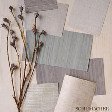Load image into Gallery viewer, Schumacher Corded Stripe Wallpaper 5007920 / Grey