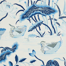 Load image into Gallery viewer, Schumacher Lotus Garden Wallpaper 5008435 / Porcelain
