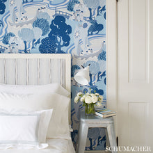 Load image into Gallery viewer, Schumacher Pearl River Wallpaper 5008441 / Blues