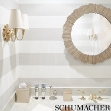 Load image into Gallery viewer, Schumacher Baxter Stripe Wallpaper 5008521 / Dove
