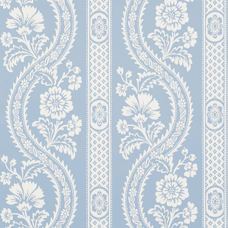 Schumacher Versailles Wallpaper 5008772 / Blue